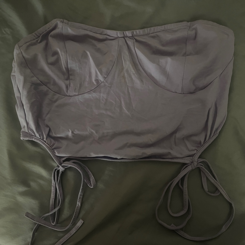 Windsor Gray Crop Top